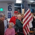 Russ Honor Flight  attendees Dennis and Barb Collins