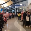 Russ Honor Flight Arrival area at airport 2022