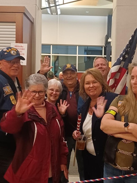Russ Honor Flight Corvette club members  at airport.jpg