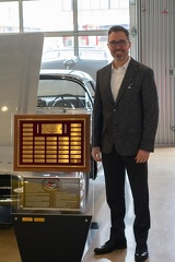 Dan Terrien with COTB Display